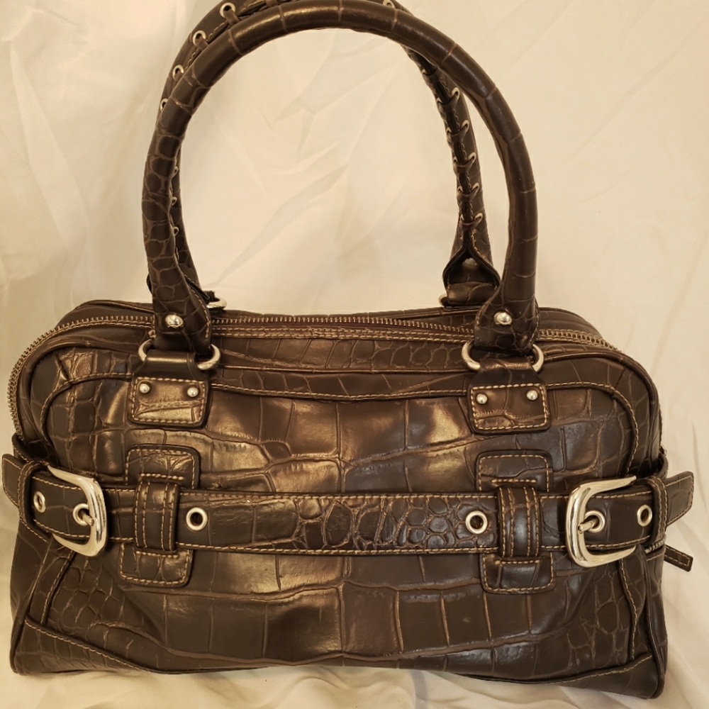 Leather Nine West hand bag